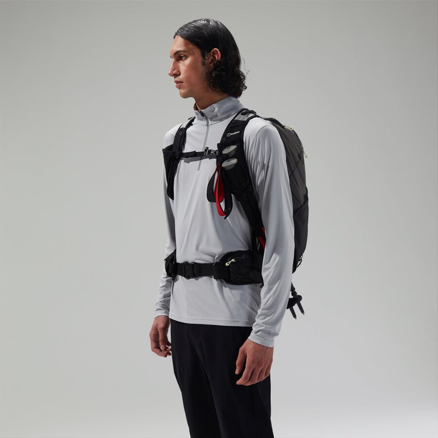 unisex 3d freeflow 305l pack in grauschwarz berghaus