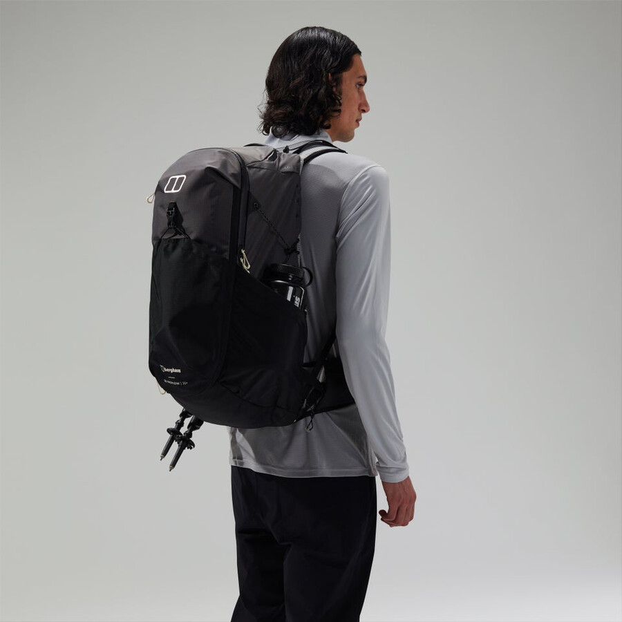 unisex 3d freeflow 305l pack in grauschwarz berghaus