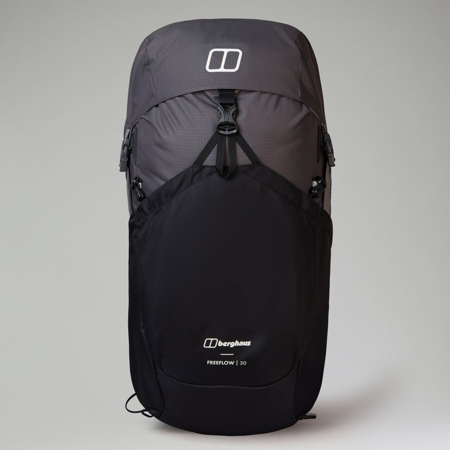 unisex freeflow 30l pack in grauschwarz berghaus