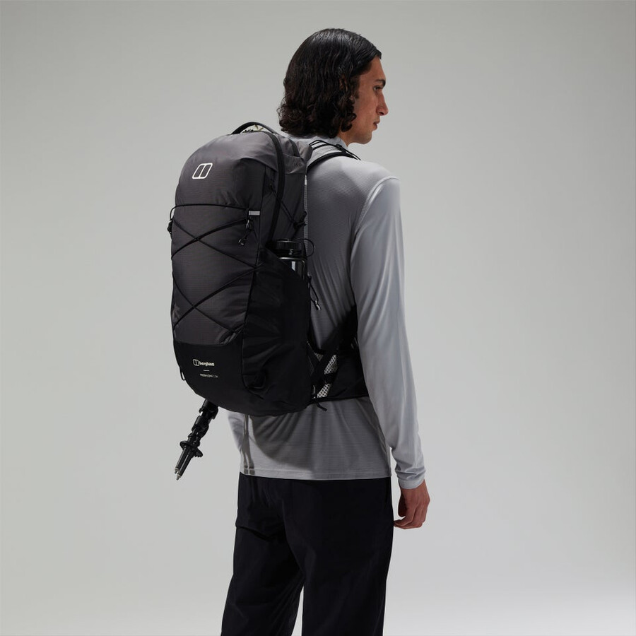 unisex freeflow 24l pack in grauschwarz berghaus