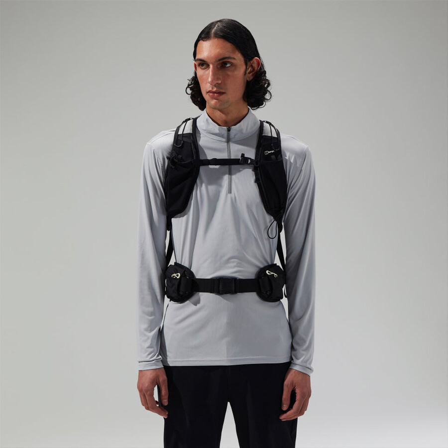 unisex freeflow 24l pack in grauschwarz berghaus