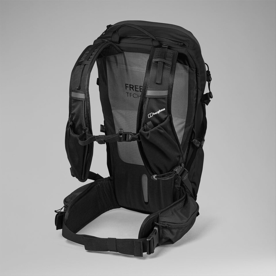 men s remote wanderung m23-rucksack - schwarz berghaus