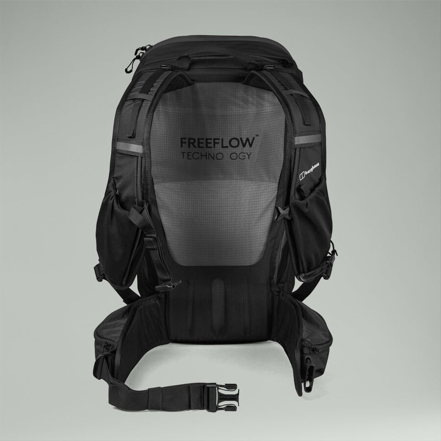 men s remote wanderung m23-rucksack - schwarz berghaus