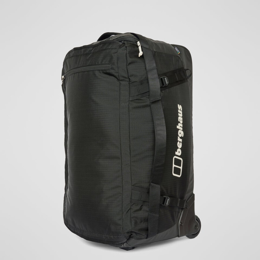 unisex xodus 100l wheeled bag - black die berghaus