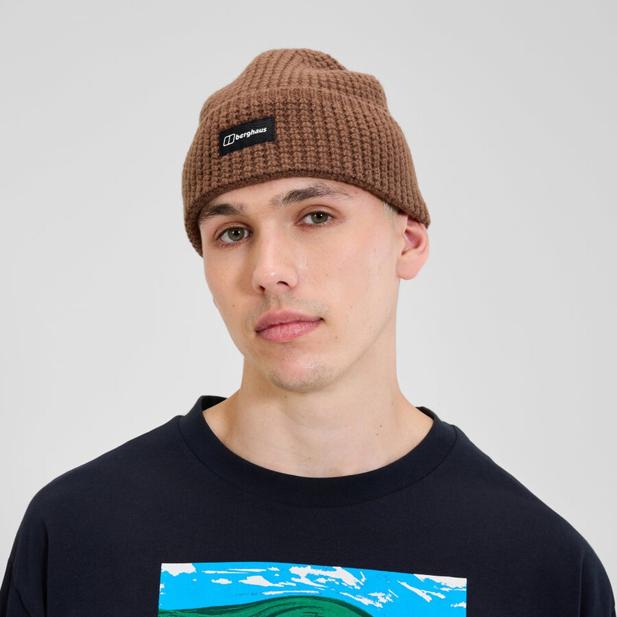 unisex 1997 wool beanie - braun berghaus