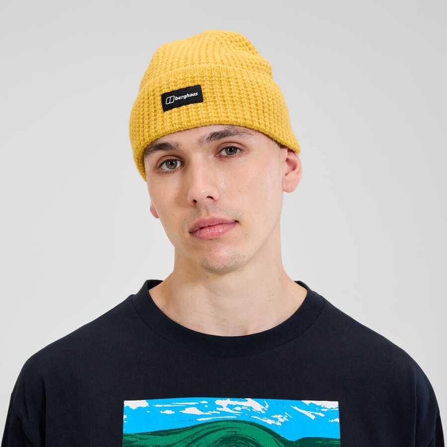unisex 1997 wolle mütze - gelb berghaus
