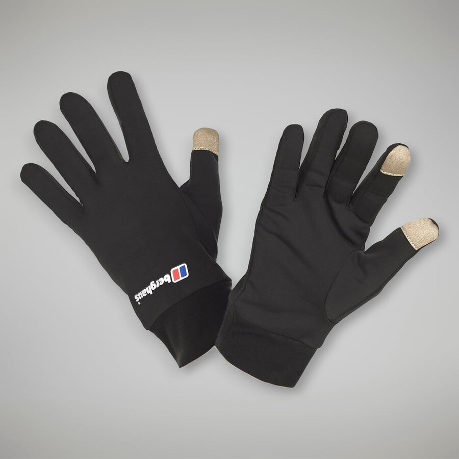 unisex berghaus handschuh liner - schwarz berghaus