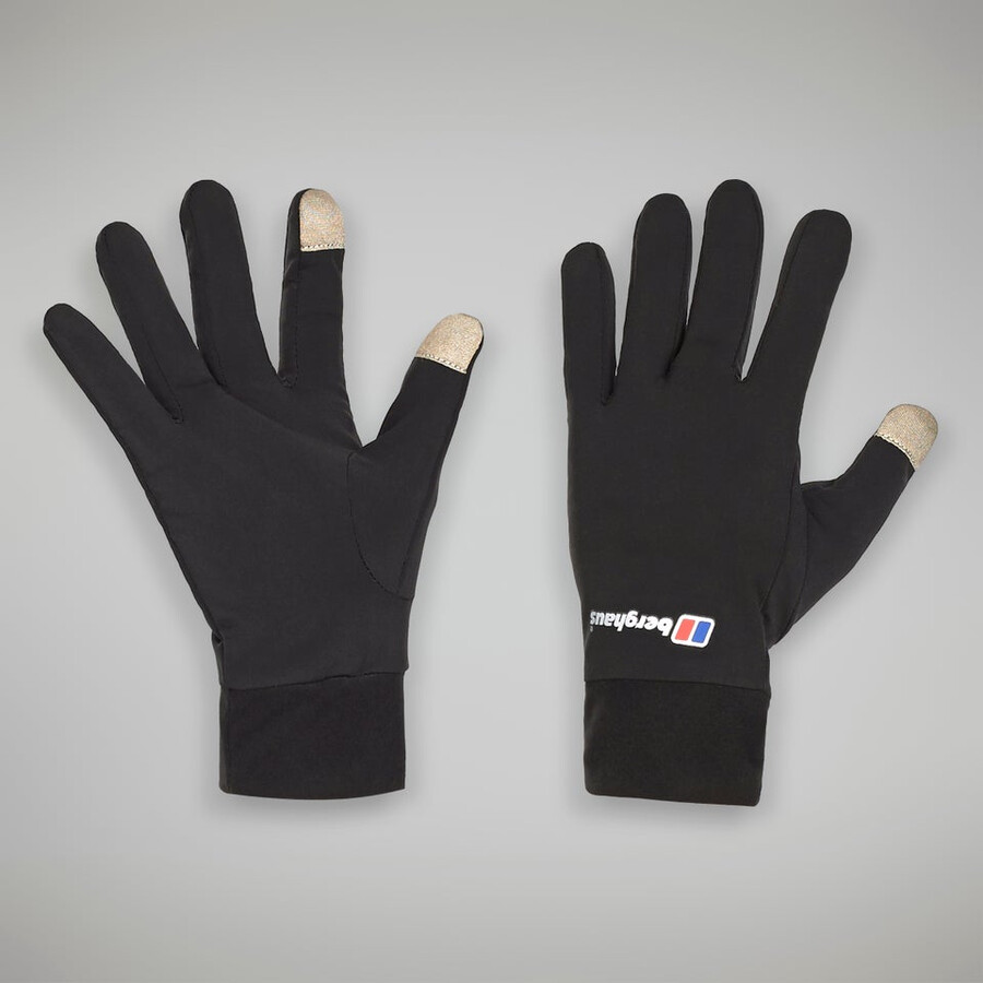 unisex berghaus handschuh liner - schwarz berghaus