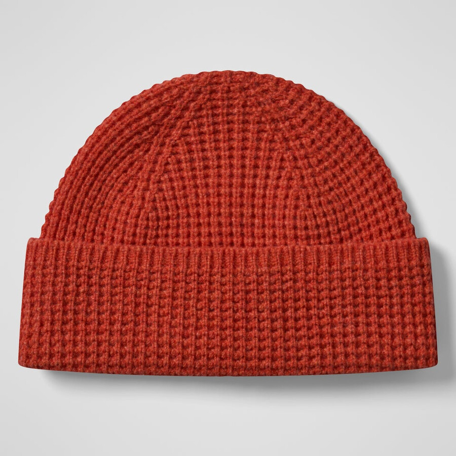 rhynie waffle rib-mütze - red berghaus