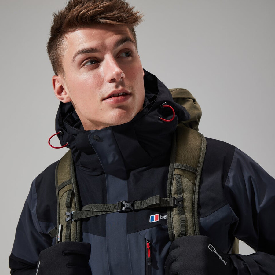 men s arran gemini 3in1 jacke - dark grauschwarz berghaus