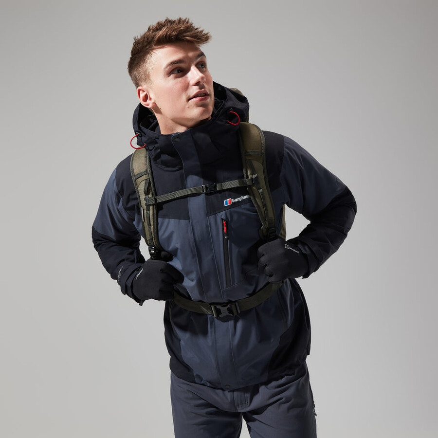 men s arran gemini 3in1 jacke - dark grauschwarz berghaus