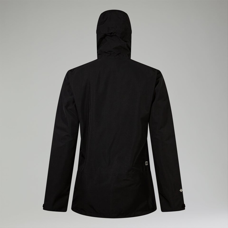 männer bramblfell gemini gore-tex wasserdichte 3in1 jacke - black die berghaus