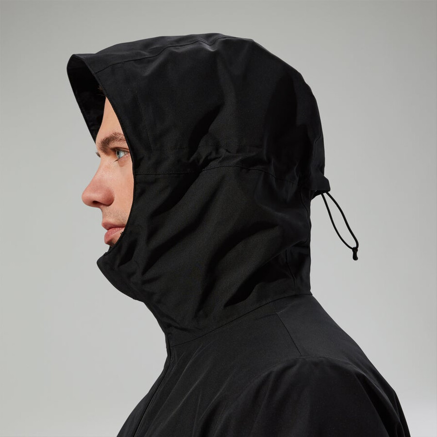 männer bramblfell gemini gore-tex wasserdichte 3in1 jacke - black die berghaus