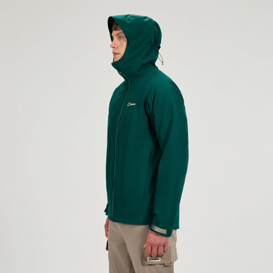 männer bramblfell gemini gore-tex wasserdichte 3in1-jacke - grün berghaus