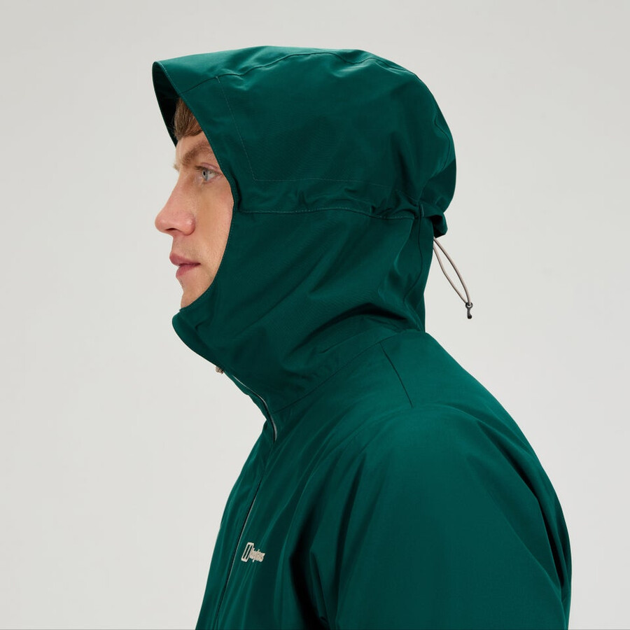 männer bramblfell gemini gore-tex wasserdichte 3in1-jacke - grün berghaus