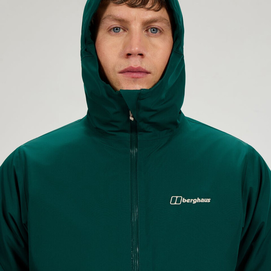 männer bramblfell gemini gore-tex wasserdichte 3in1-jacke - grün berghaus