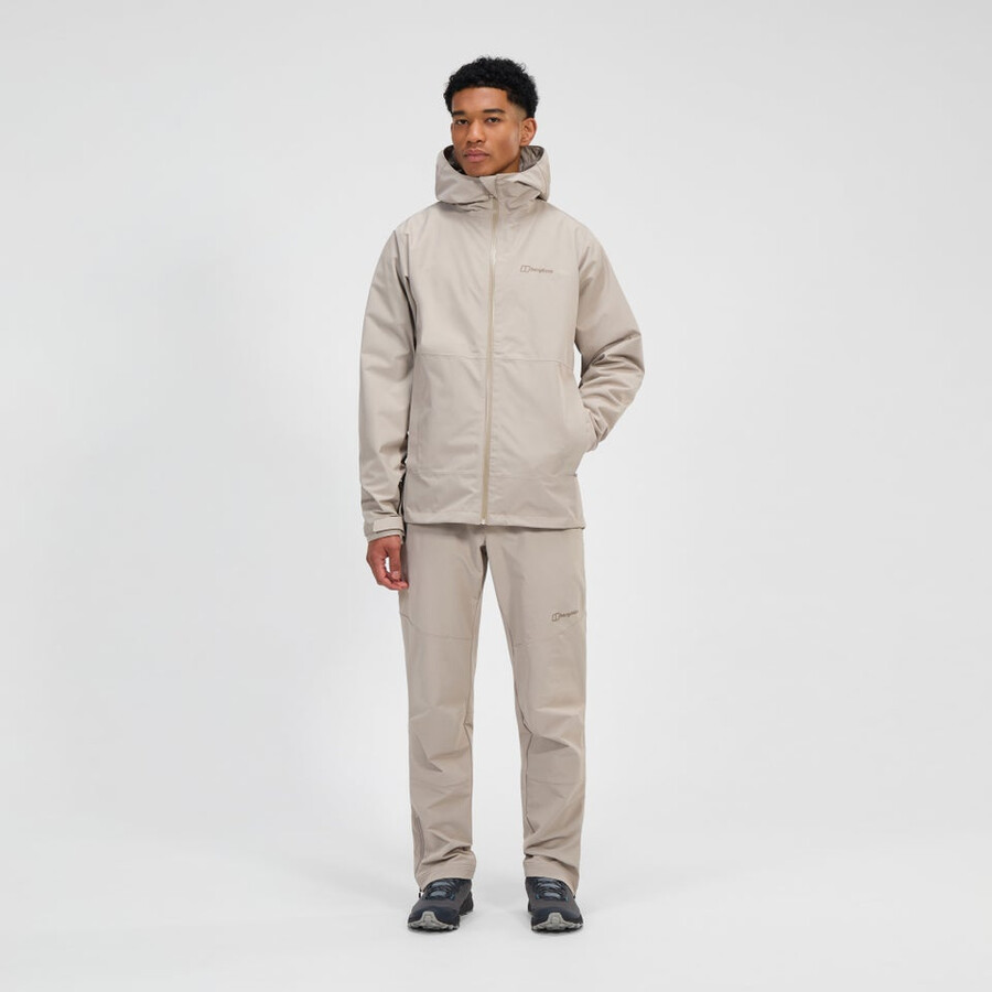 männer bramblfell gemini gore-tex wasserdichte 3in1-jacke - grau berghaus