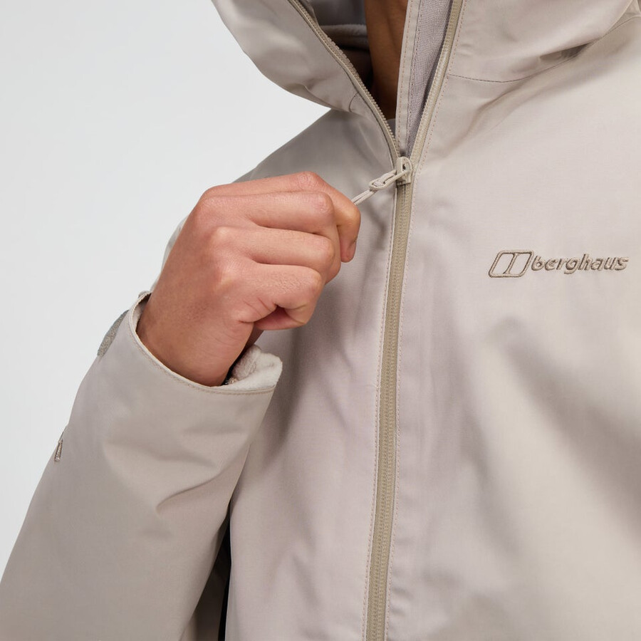 männer bramblfell gemini gore-tex wasserdichte 3in1-jacke - grau berghaus