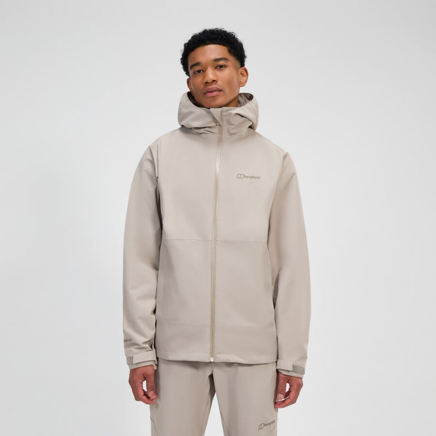 männer bramblfell gemini gore-tex wasserdichte 3in1-jacke - grau berghaus