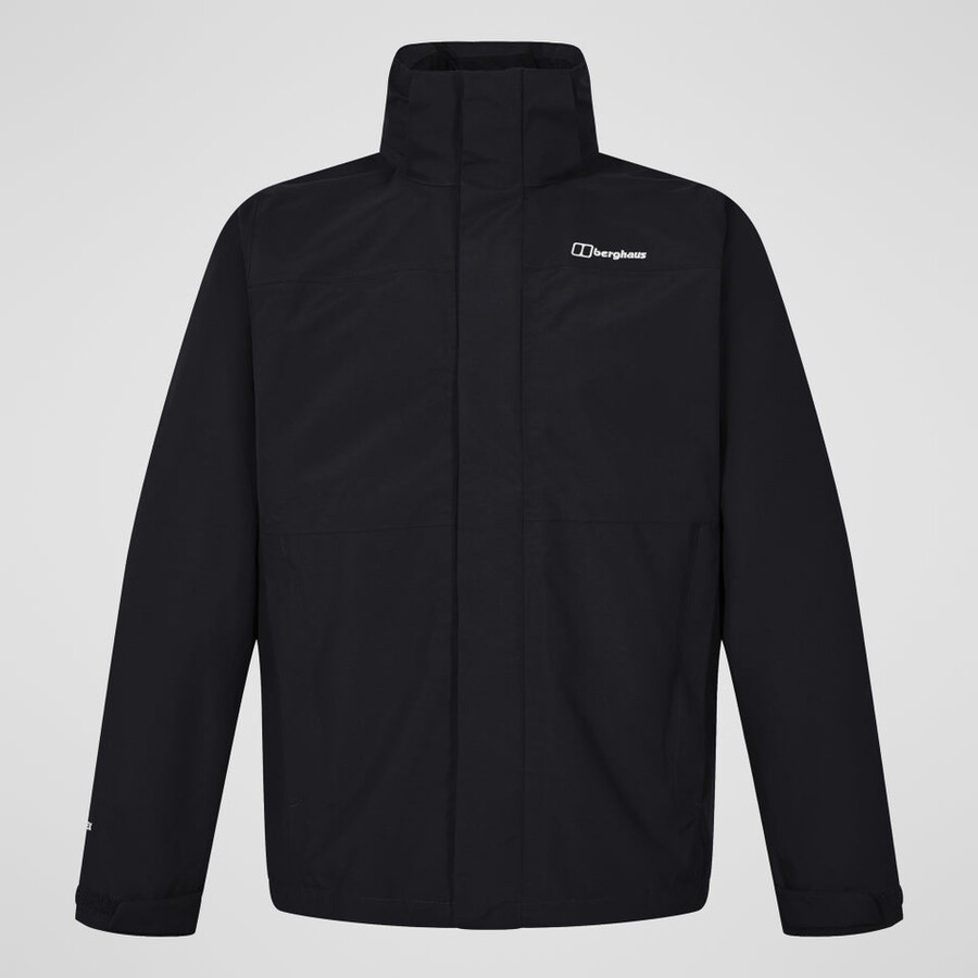 männer bergsteiger 2.0 gemini gore-tex 3in1 jacke - blackgrey berghaus