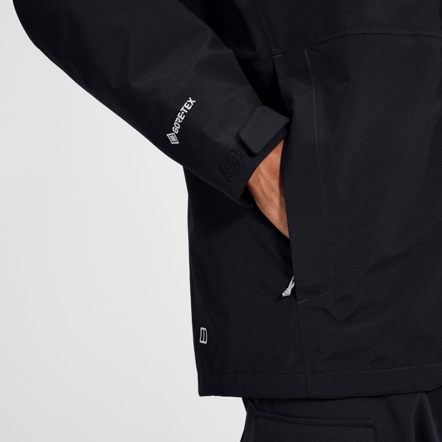 männer bergsteiger 2.0 gemini gore-tex 3in1 jacke - blackgrey berghaus