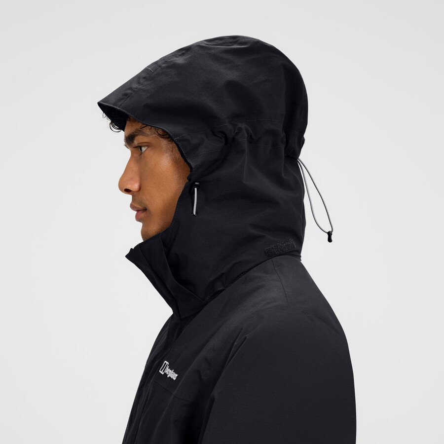 männer bergsteiger 2.0 gemini gore-tex 3in1 jacke - blackgrey berghaus