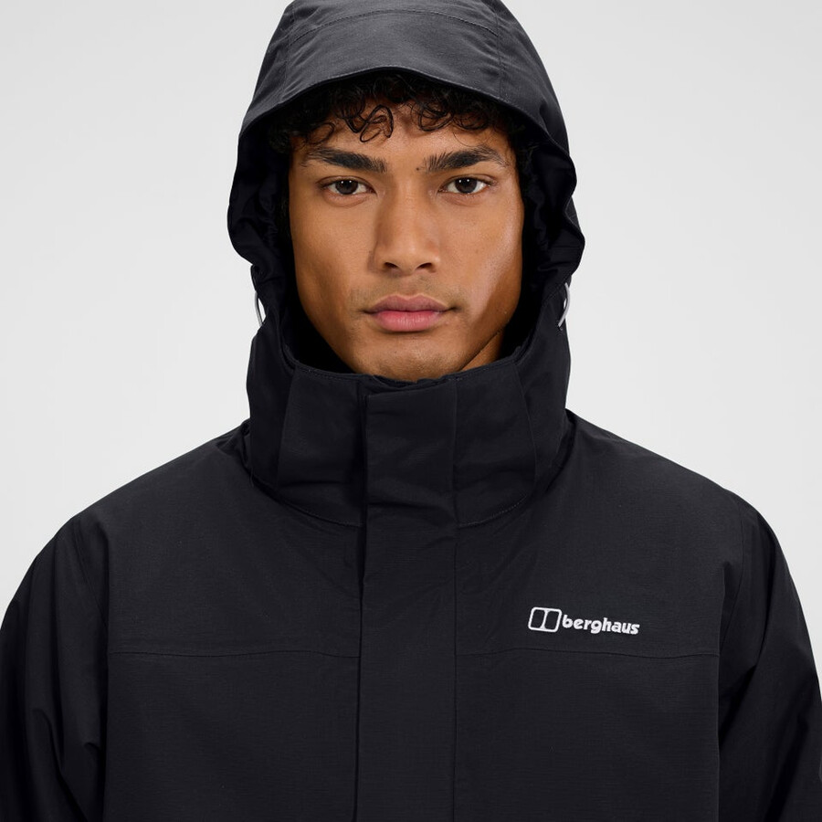 männer bergsteiger 2.0 gemini gore-tex 3in1 jacke - blackgrey berghaus