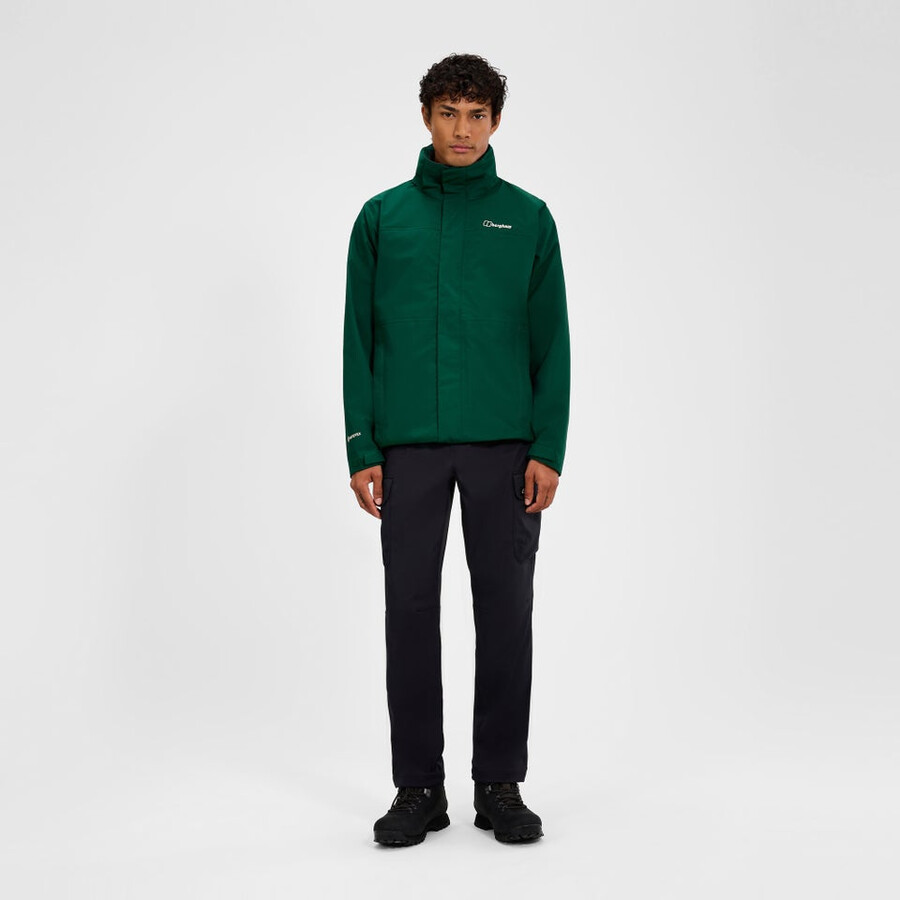 männer bergsteiger 2.0 gemini gore-tex 3in1 jacke - grün berghaus