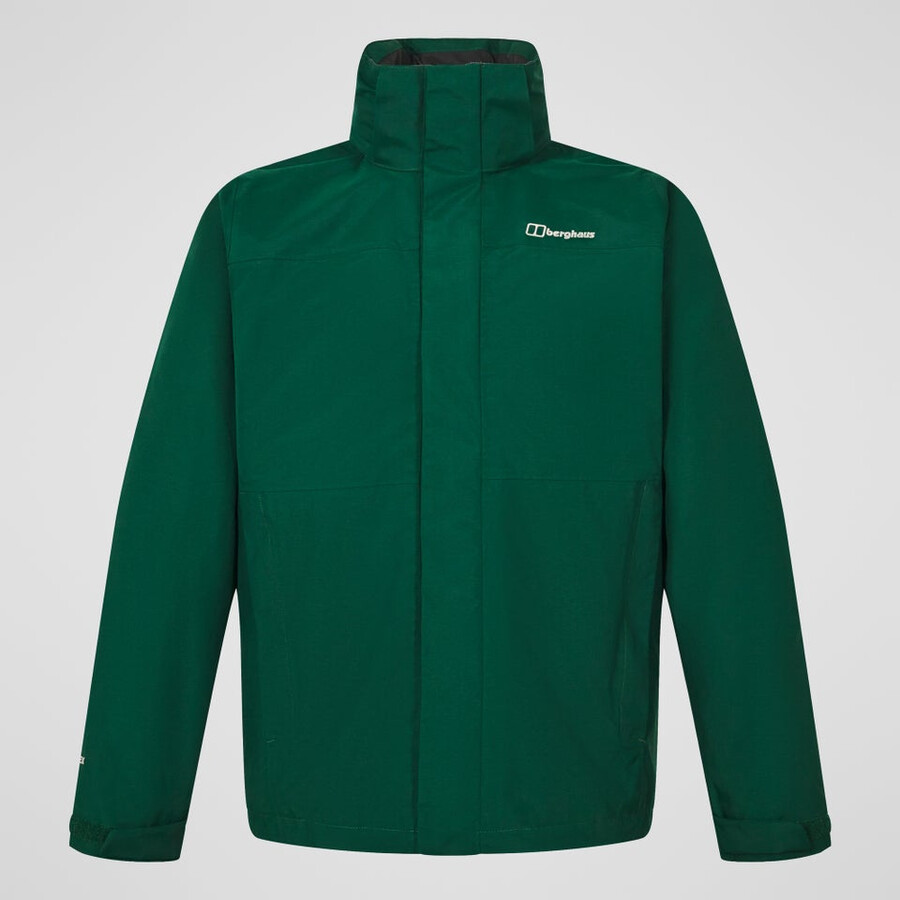 männer bergsteiger 2.0 gemini gore-tex 3in1 jacke - grün berghaus