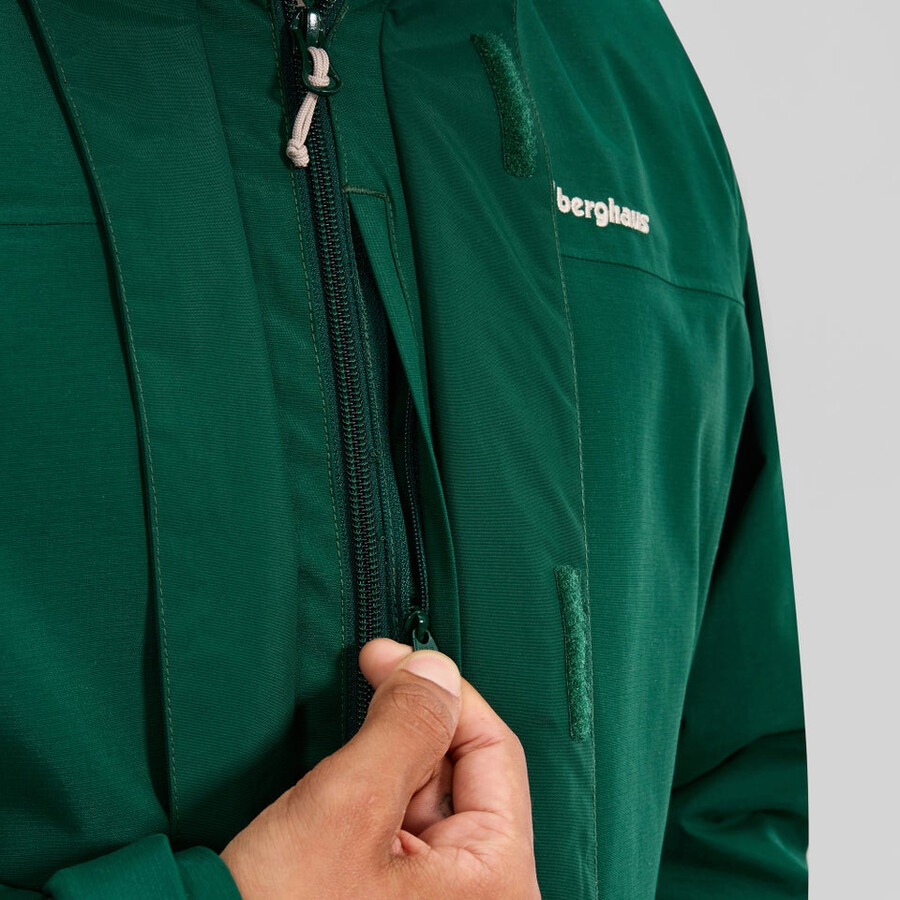 männer bergsteiger 2.0 gemini gore-tex 3in1 jacke - grün berghaus