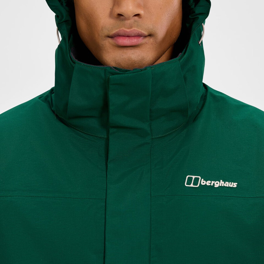 männer bergsteiger 2.0 gemini gore-tex 3in1 jacke - grün berghaus