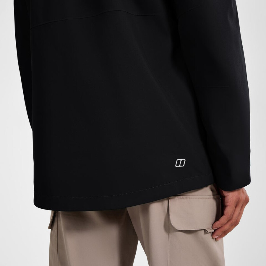 männer durchstreifen gemini 3in1 jacke - blackgrey berghaus