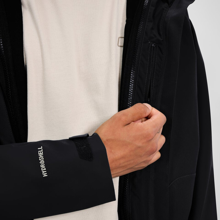 männer durchstreifen gemini 3in1 jacke - blackgrey berghaus