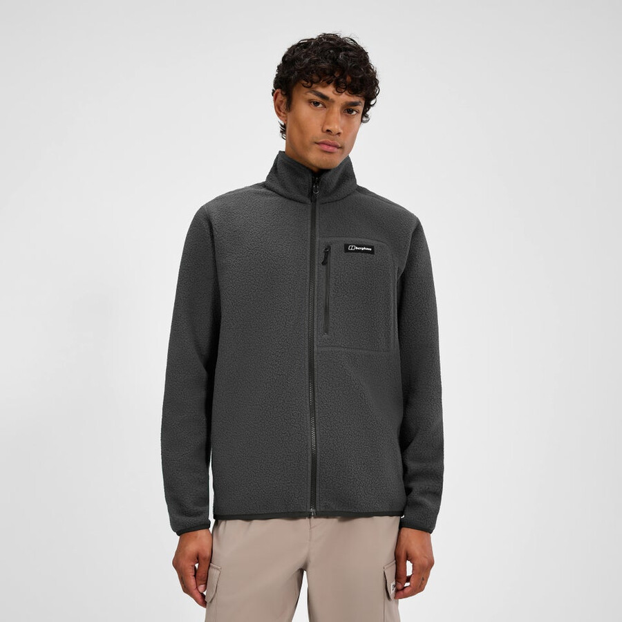 männer durchstreifen gemini 3in1 jacke - blackgrey berghaus