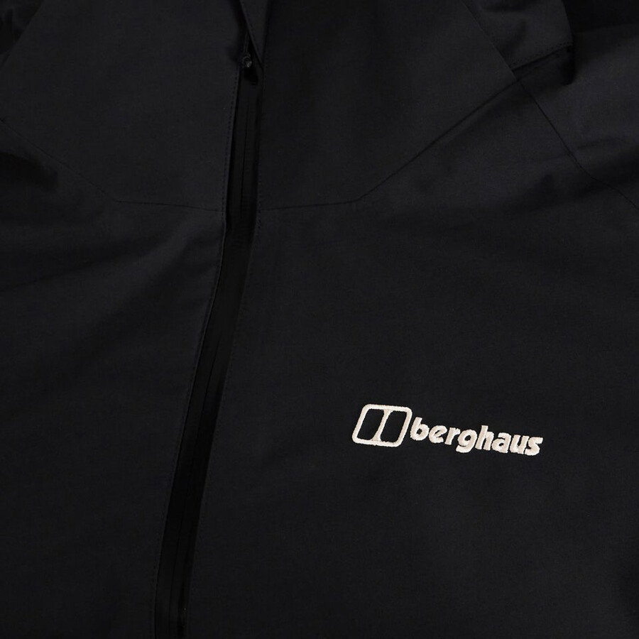 männer durchstreifen gemini 3in1 jacke - blackgrey berghaus
