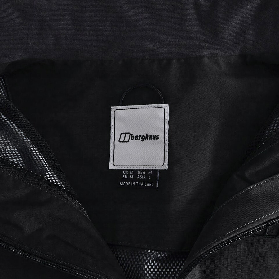 männer durchstreifen gemini 3in1 jacke - blackgrey berghaus