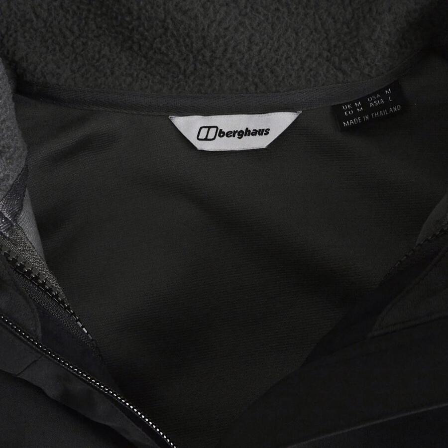 männer durchstreifen gemini 3in1 jacke - blackgrey berghaus