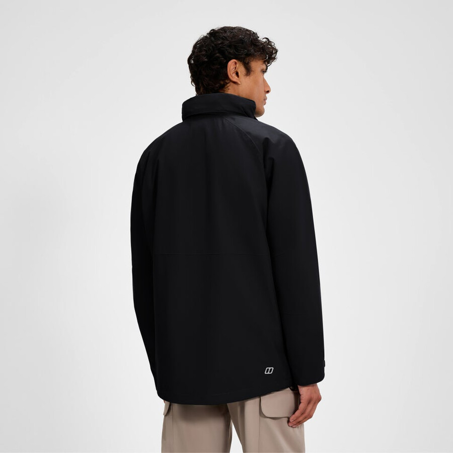 männer durchstreifen gemini 3in1 jacke - blackgrey berghaus