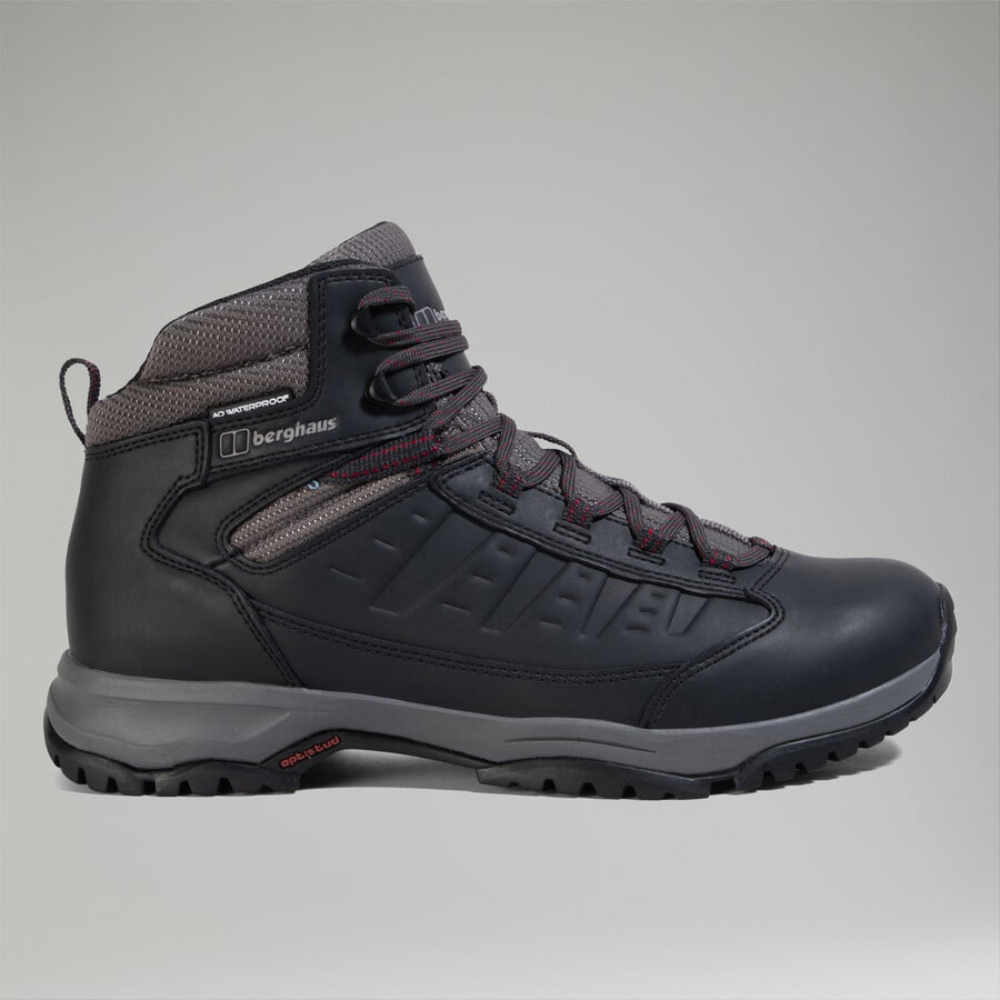herren expeditor ridge 2.0 - schwarzrot berghaus