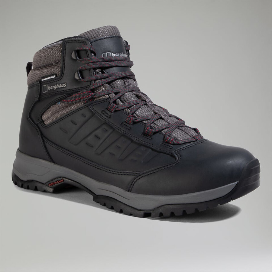 herren expeditor ridge 2.0 - schwarzrot berghaus