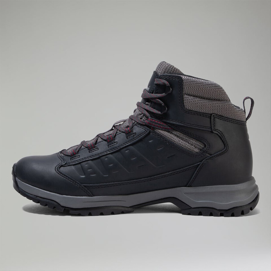 herren expeditor ridge 2.0 - schwarzrot berghaus