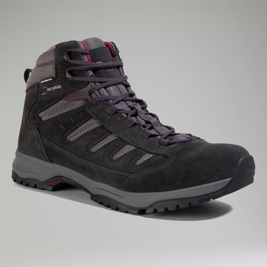 men s expeditor trek 2.0 - schwarzrot berghaus