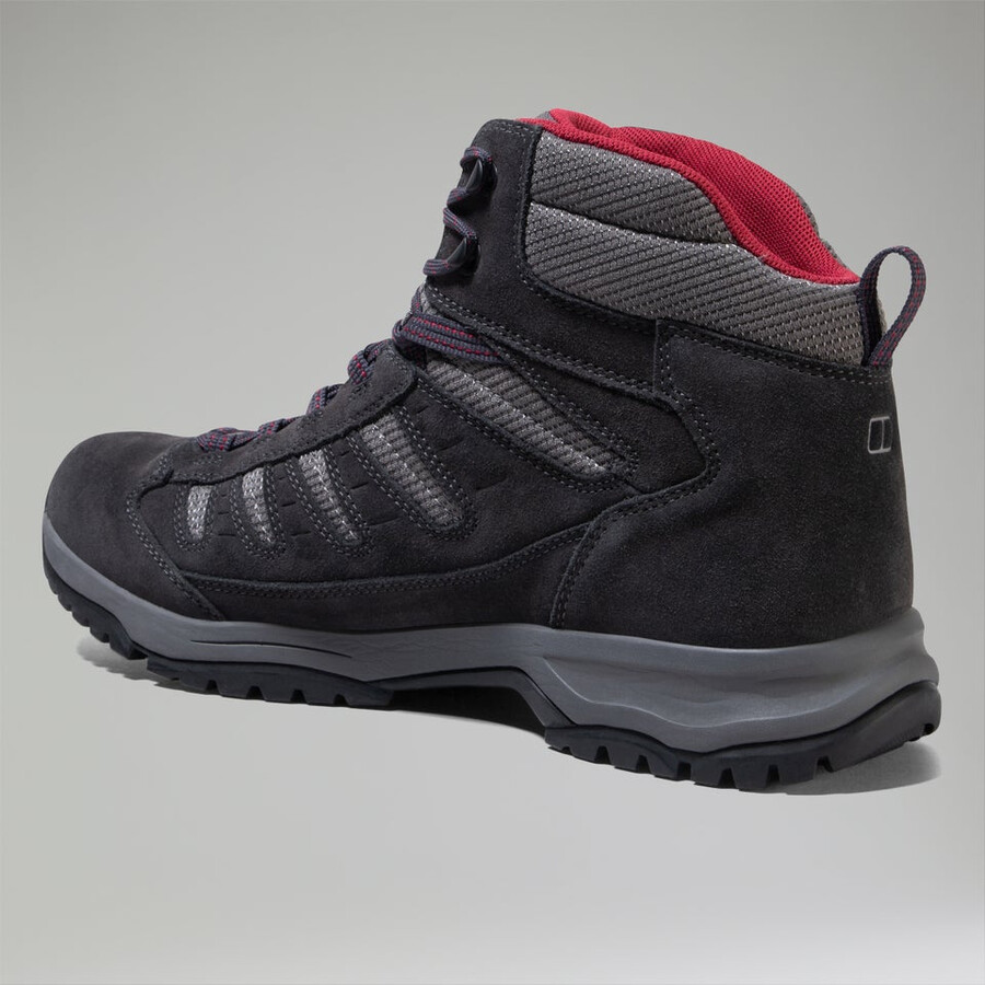 men s expeditor trek 2.0 - schwarzrot berghaus
