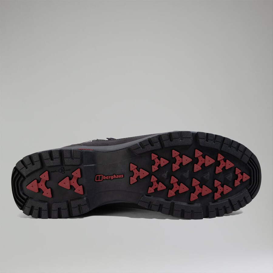men s expeditor trek 2.0 - schwarzrot berghaus