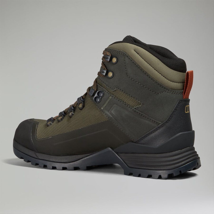 men s storm trek gore-tex boot - browndark green berghaus