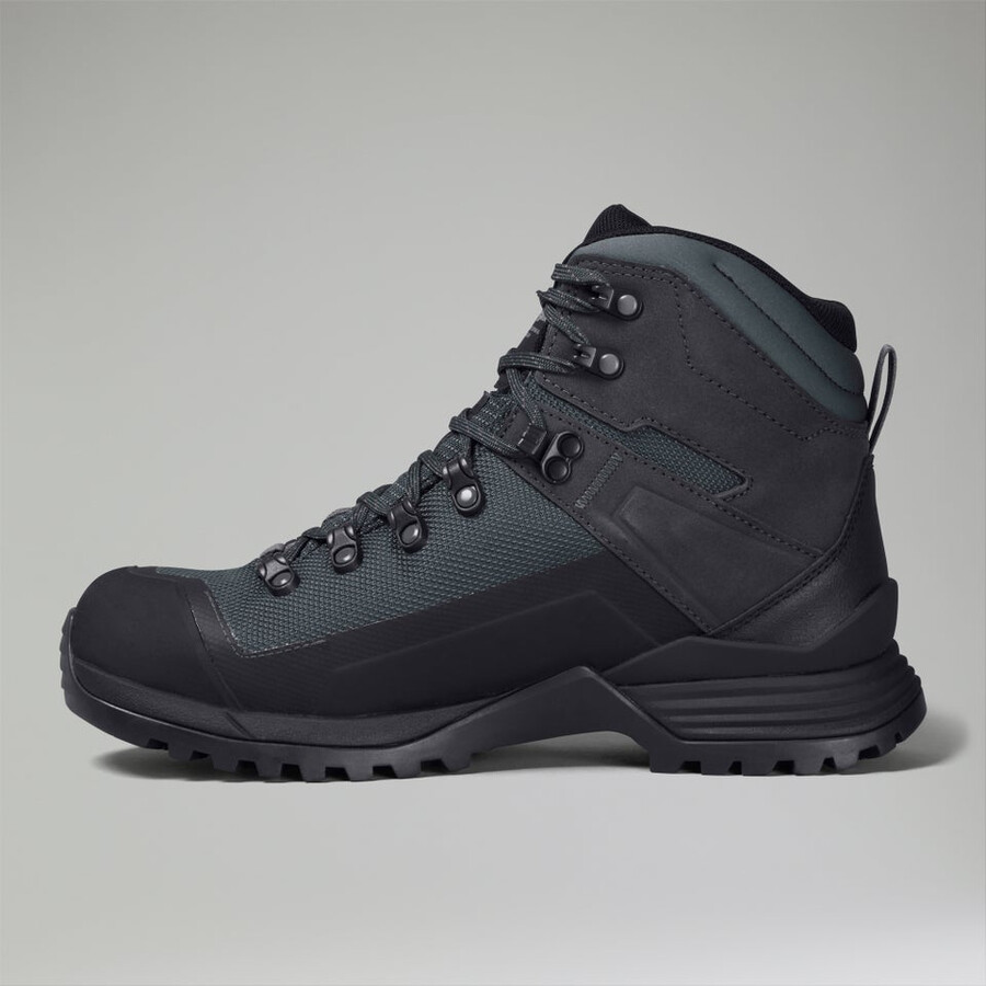 men s storm trek gore-tex waterproof boot - greyblack die berghaus