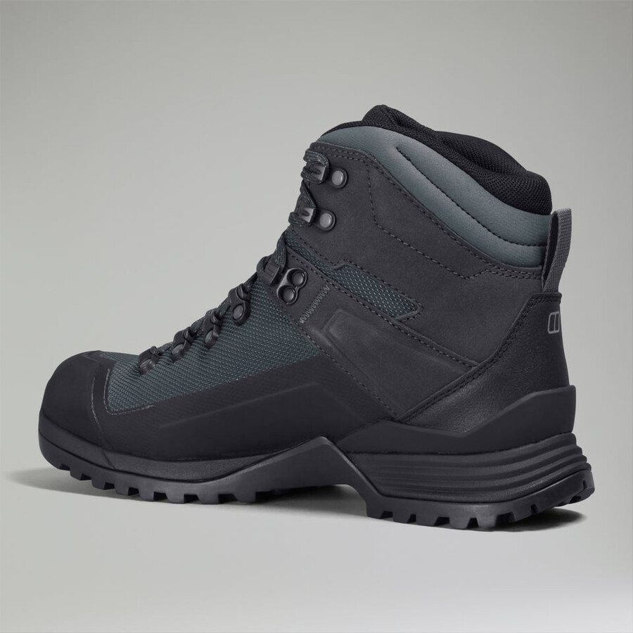 men s storm trek gore-tex waterproof boot - greyblack die berghaus