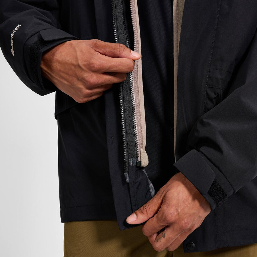 männer s activity interactive polartec fleece - natural berghaus