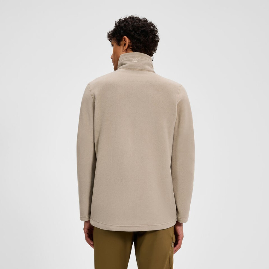 männer s activity interactive polartec fleece - natural berghaus