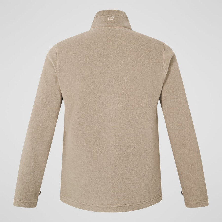 männer s activity interactive polartec fleece - natural berghaus